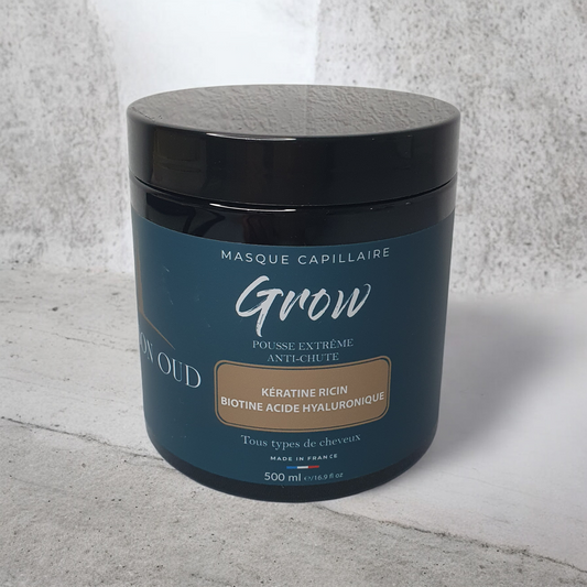 Masque Capillaire Grow – Pousse Extrême Anti-Chute (500ml) | Maison Oud