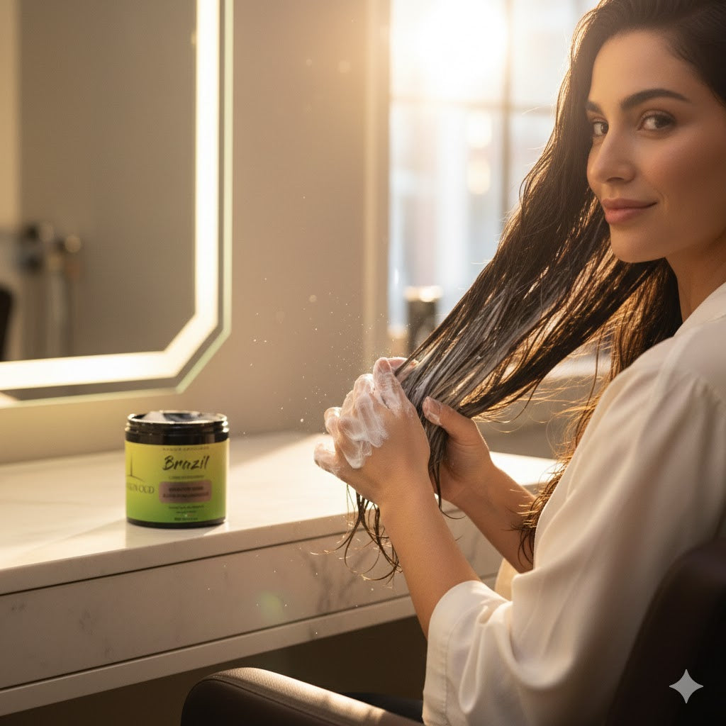 Masque Brésilien Kératine & Tanin – Réparation & Lissage Naturel