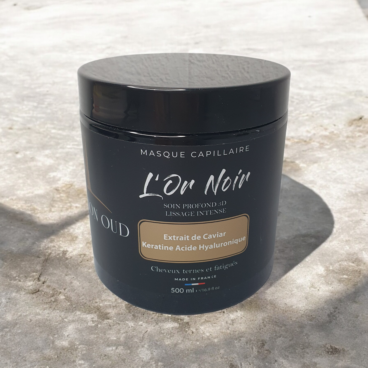Masque Capillaire L’Or Noir – Maison Oud | Nutrition Intense & Brillance Sublime