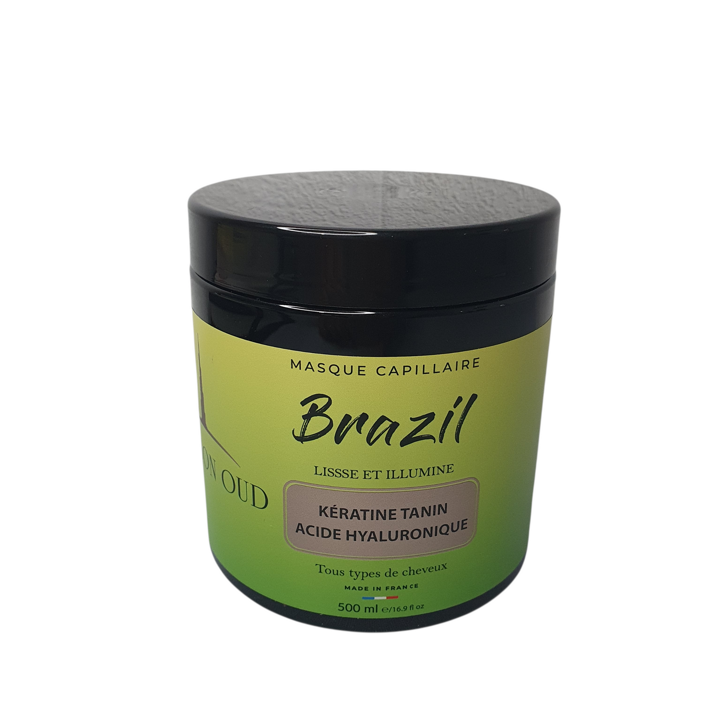 Masque Brésilien Kératine & Tanin – Réparation & Lissage Naturel