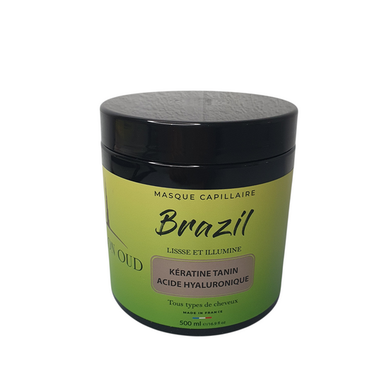 Masque Brésilien Kératine & Tanin – Réparation & Lissage Naturel