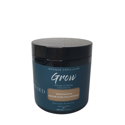 Masque Capillaire Grow – Pousse Extrême Anti-Chute (500ml) | Maison Oud