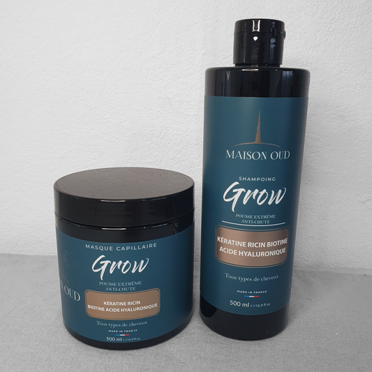 Masque et champoing Anti-Chute Kératine & Ricin