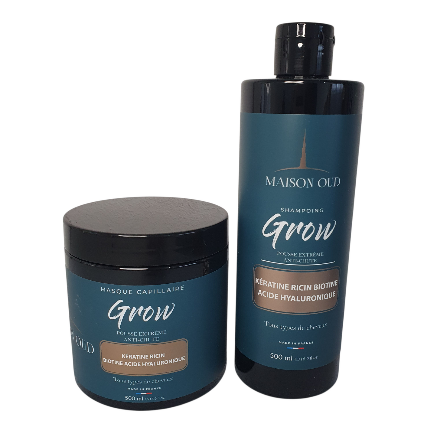 Masque et champoing Anti-Chute Kératine & Ricin